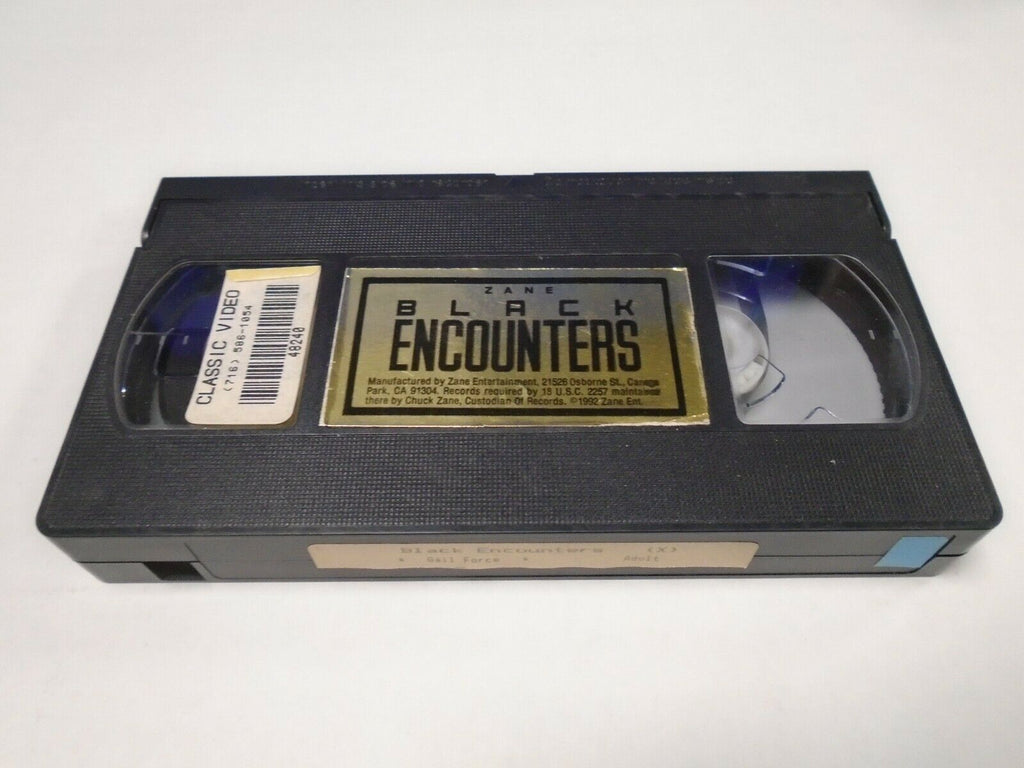 Black Encounters Gail Force Zane 1992 Adult VHS 022019AMP2