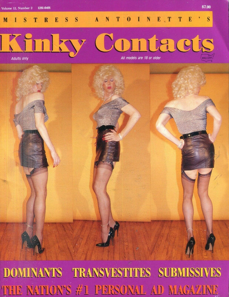 Mistress Antoinette's Kinky Contacts Magazine vol.12 #2 1991 112718lm-ep