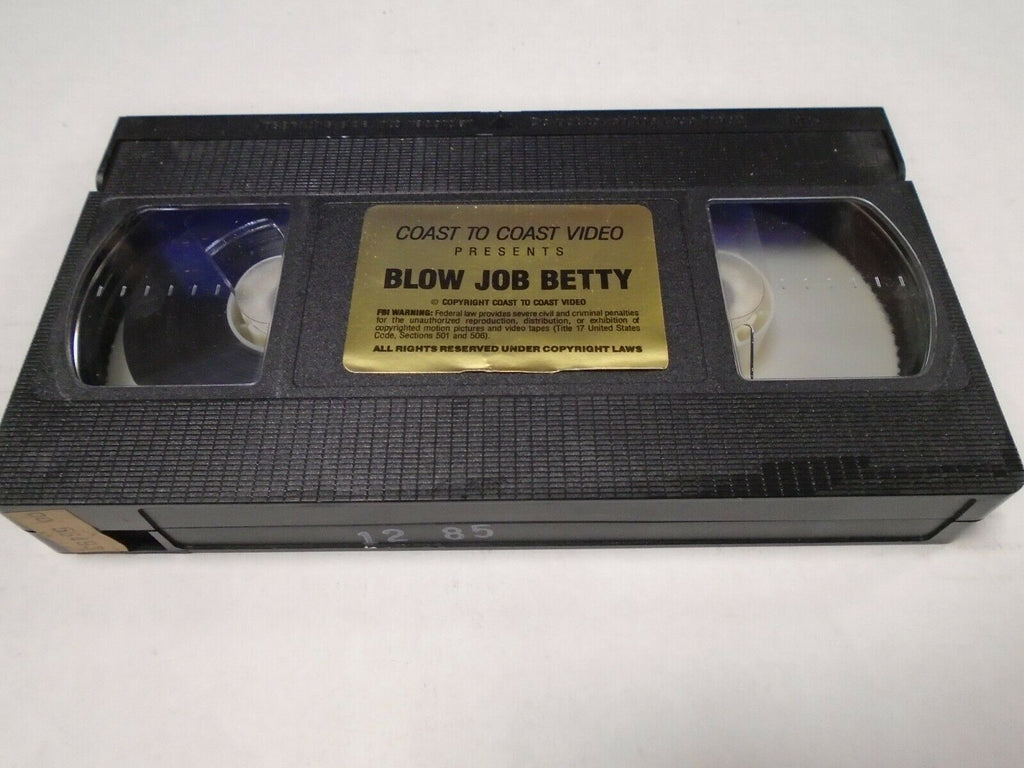 Blow Job Betty Coast to Coast Adult VHS 021519AMP