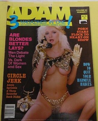 Adam Magazine Annie Sprinkle vol.33 #7 1989 121012lm-epa