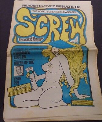 Screw Adult Newspaper Where To Swing #115 1971 vg 120815lm-ep
