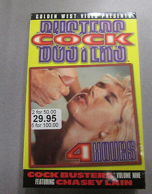 Cock Busters Adult VHS Tape Vol.9 Chasey Lain 4hrs XXX new 020515lm-ep2