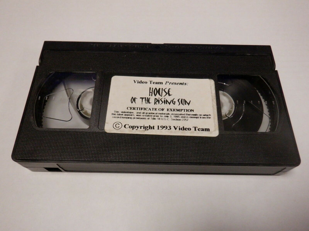 House of the Rising Sun 1993 Brooke Ashley Peter North Adult VHS 123019AMP