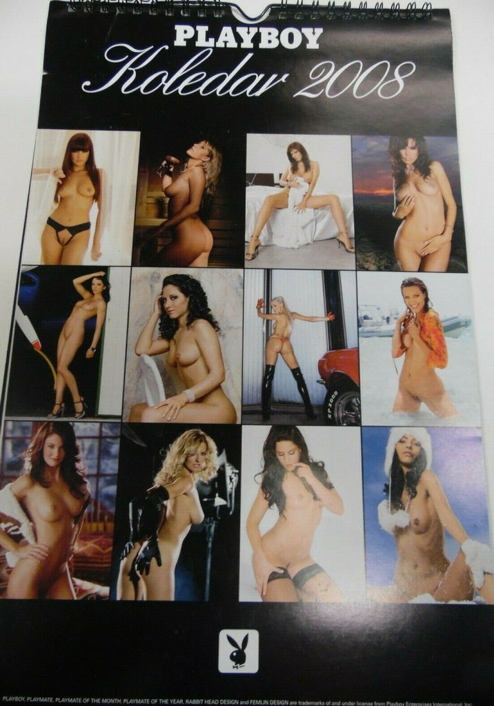 Unbranded Playboy International Koledar 2008 13" x 8 1/2" 022219lm-ep