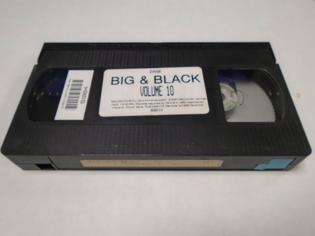 Big & Black Vol 10 Tiffany Mynx 1993 Zane Ent Adult VHS 021819AMP2