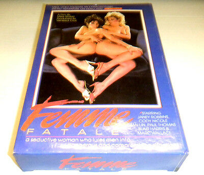 Femme Fatale Busty Adult VHS Janey Robbins XXX vg 032114lm-ep3