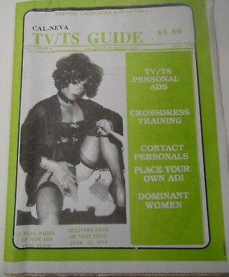 TV/TS Guide Adult Contact Newspaper Cal-Neva July 1994 111318lm-ep