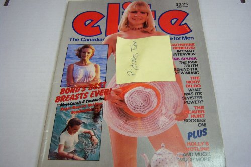 Elite Busty Adult Magazine "Catherine Deneuve: Intimate Interview" July 1981