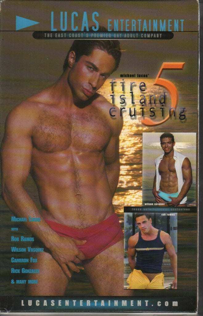 Fire Island Cruising 5 Michael Lucas Rob Ramos Gay Male Adult VHS 103019AMP