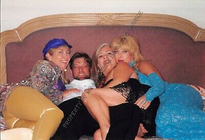 Nina Hartley Candid Original 4x6 Photo 1990s in Bed with Bobby Lilly 404ig