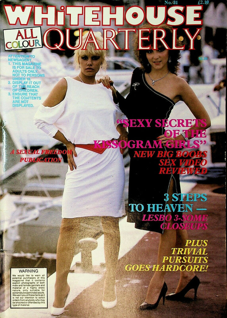 Whitehouse Quarterly Magazine Kissogram Girls #31 1990's 112420lm-ep