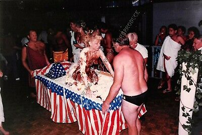 Nina Hartley Candid Original Lot 2 4x6 Photos Nina's 1993 Benefit Cake 210+211ig