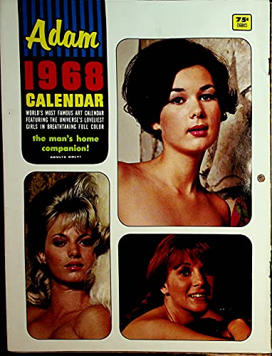 Adam 1968 Men's Calendar Busty Centerfolds