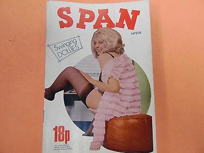 Span Glamour Pin-Up Girls Digest Melodie L'Amour #208 1971 051816lm-ep