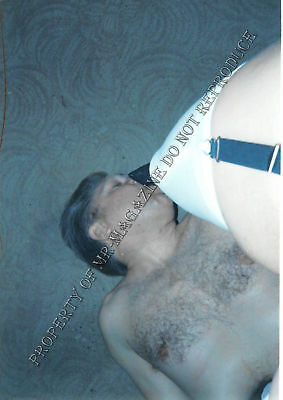 Adult 1970s Photo 3.5x5 Foot Fetish Man Stepped on High Heels Domination 18HT