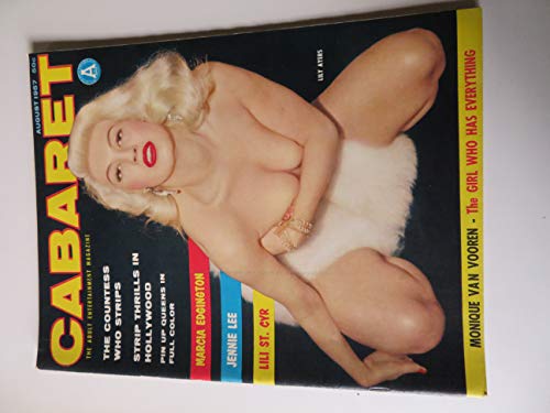 CABARET- AUGUST 1957--ADULT BUSTY MAGAZINE