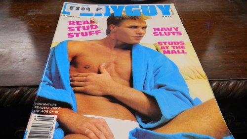 Playguy Men's Adult Gay Magazine September 1988 Real Stud Stuff, Navy Sluts