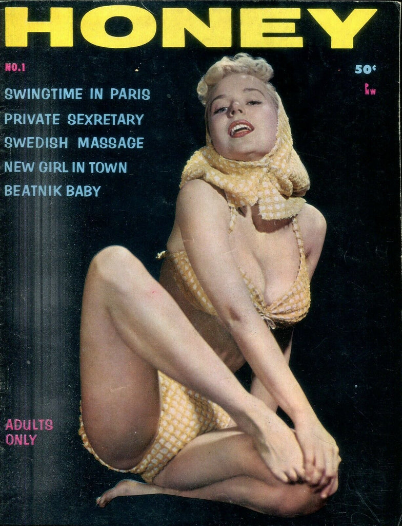 Honey Busty Vintage Magazine Swingtime In Paris #1 1962 032019lm-ep