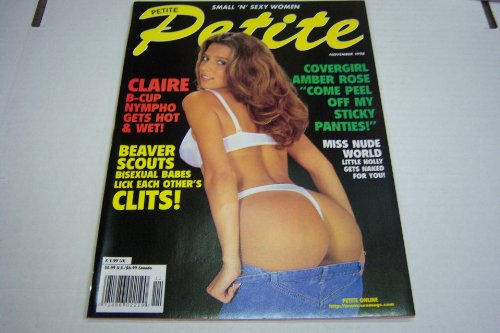 Petite Busty Adult Magazine "Claire, B-cup Nympho Gets Hot & Wet!" November 1998