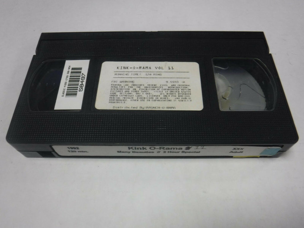 Kink-O-Rama Vol 11 Many Beauties 1992 120mins Adult VHS 010519AMP