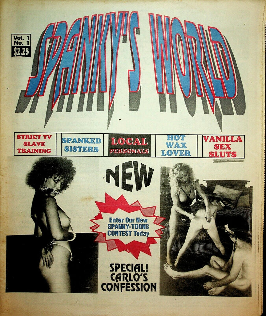 Spanky's World Newspaper Vanilla Sex Sluts vol.1 #1 1990's 022220lm-ep