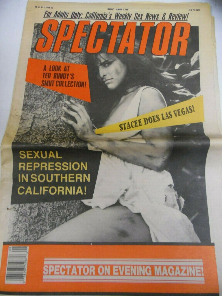 Spectator Newspaper Ted Bundy Collection #543 w/Nina Hartley Mailer 042919lm-ep2