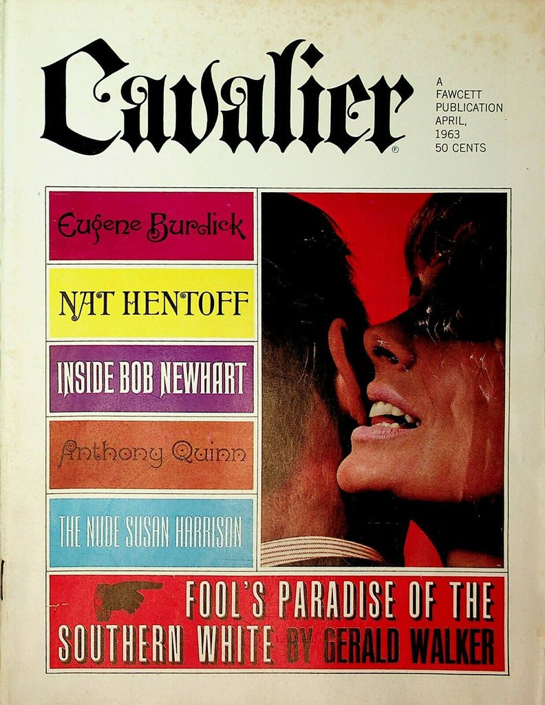 Cavalier Vintage Magazine Susan Harrison / Bob Newhart April 1963 022520lm-ep2