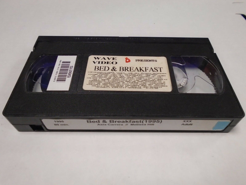 Bed & Breakfast Asia Carrera Melissa Hill 1995 80mins Adult VHS 011119AMP3