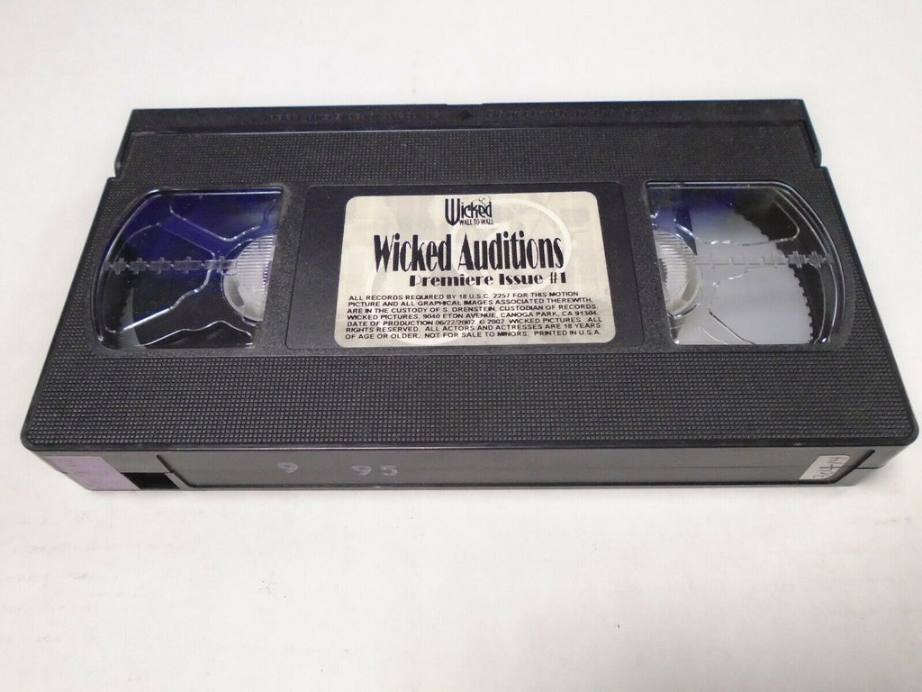 Wicked Auditions Premiere Issue #1 Adult VHS 031819AMP