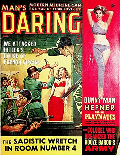 Man's Daring Magazine Adolf's House Of French Virgins / Hugh Hefner And His Playmates November 1963