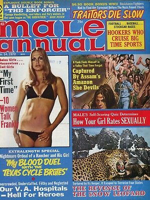 Male Annual Magazine How Your Girl Rates Sexually #14 1972 062218lm-ep