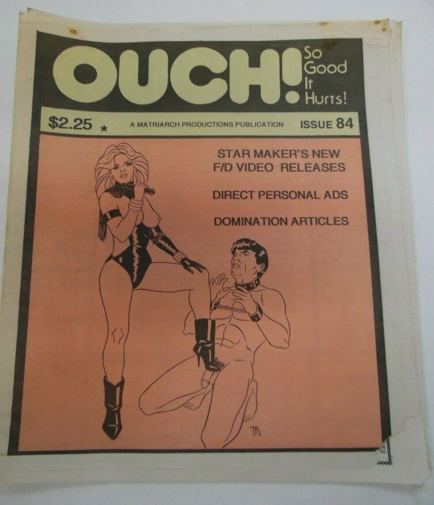 Ouch Fetish Newspaper Miss Whip #84 1994 120919lm-ep