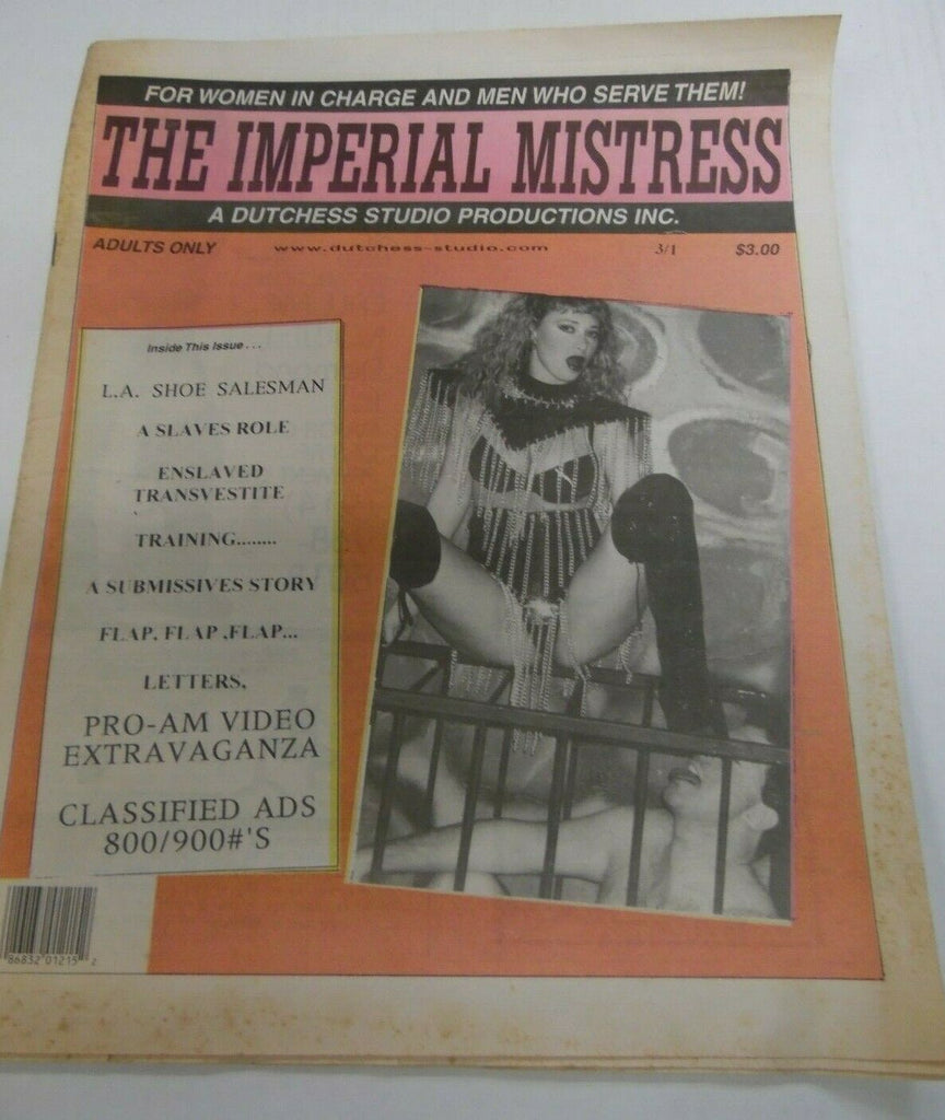 The Imperial Mistress Newspaper Women In Charge,Men Serve #3 1997 121419lm-ep
