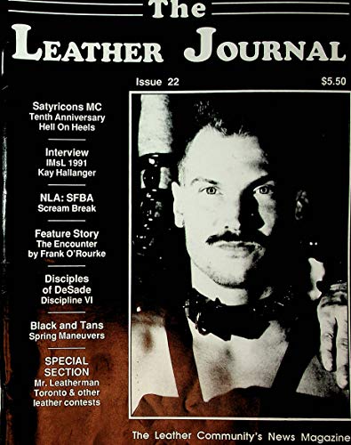 The Leather Journal Gay Magazine Cover Guy John Hare #22 1991