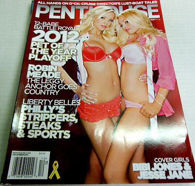 Penthouse Adult Magazine"Pet of The Year" December 2011 nm/cln050413Lm-ep
