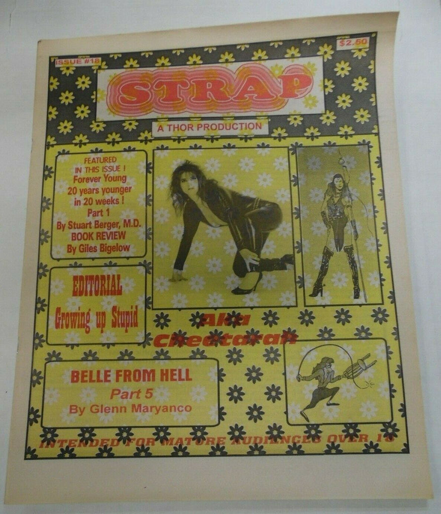 Strap Fetish Newspaper Belle From Hell #18 1990's 120719lm-ep