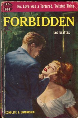 Forbidden Adult Novel by Leo Brattes 1954 Avon Book 041914lm-epa