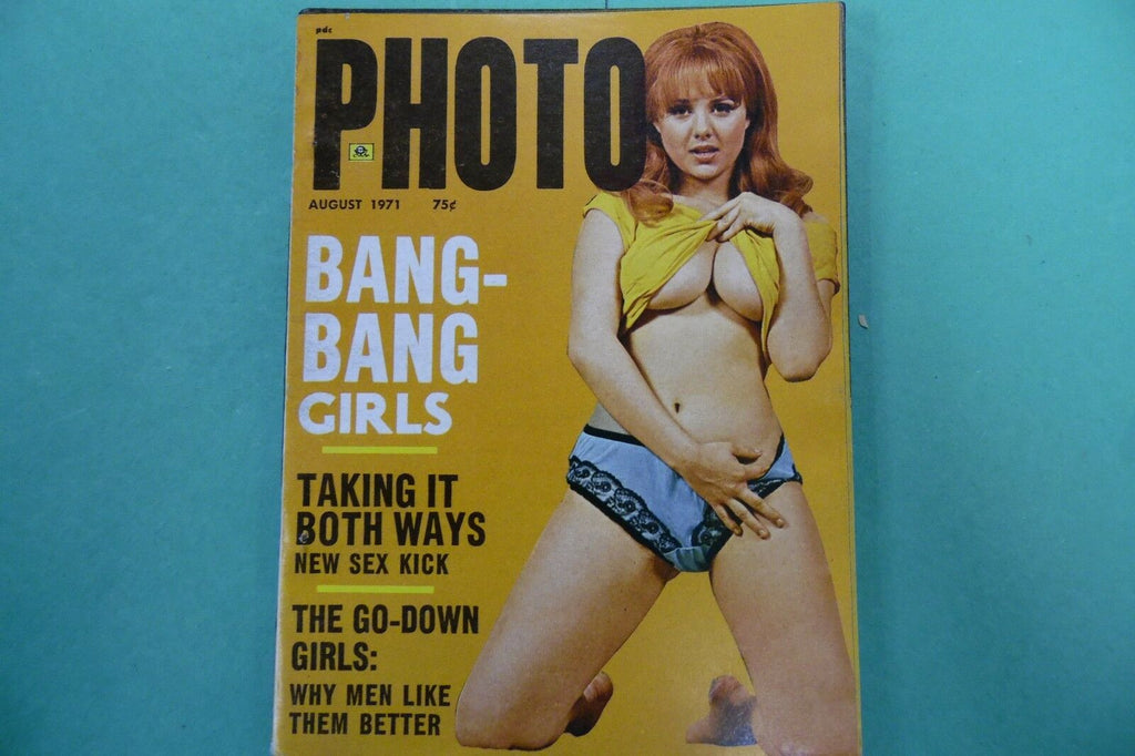 Photo Adult Digest Magazine Bang-Bang Girls August 1971 102116lm-ep