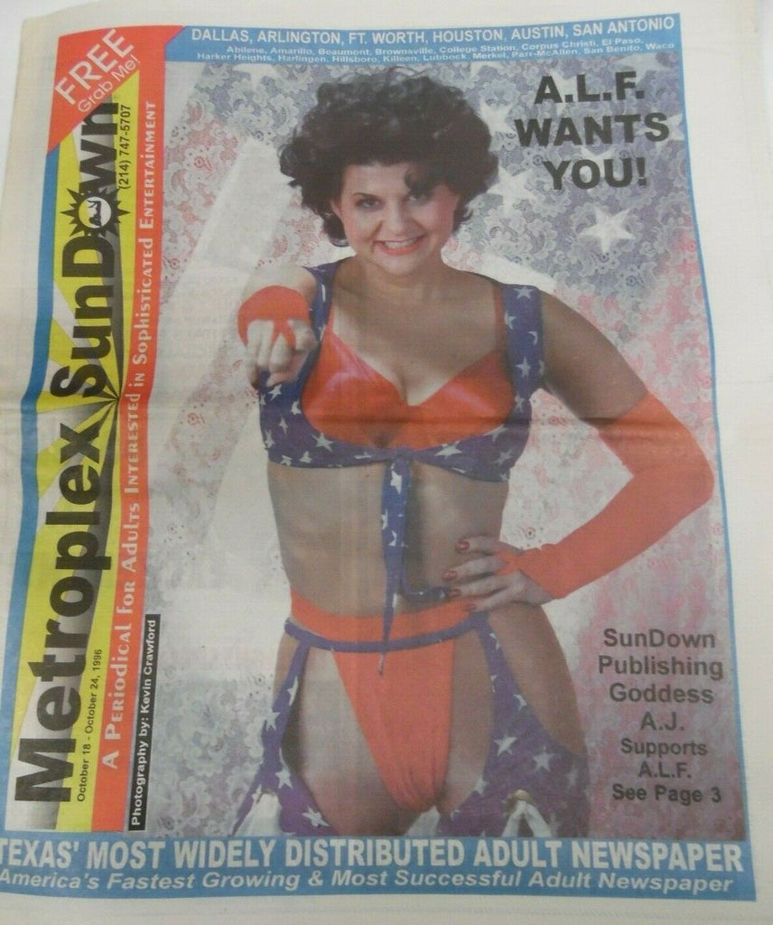 Metroplex Sun Down Newspaper Goddess A.J. October 18-24,1996 042919lm-ep3