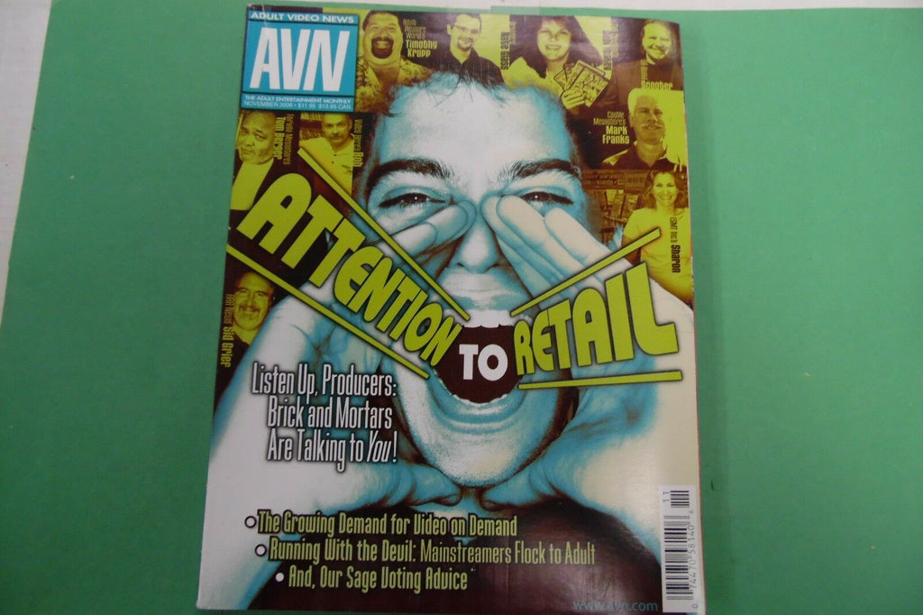 AVN Adult Video News Magazine Attention To Retail November 2006 122916lm-ep2