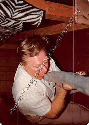 Adult 1970s Photo 3.5x5 Foot Fetish Man Stepped on High Heels Dominatrix 195HS