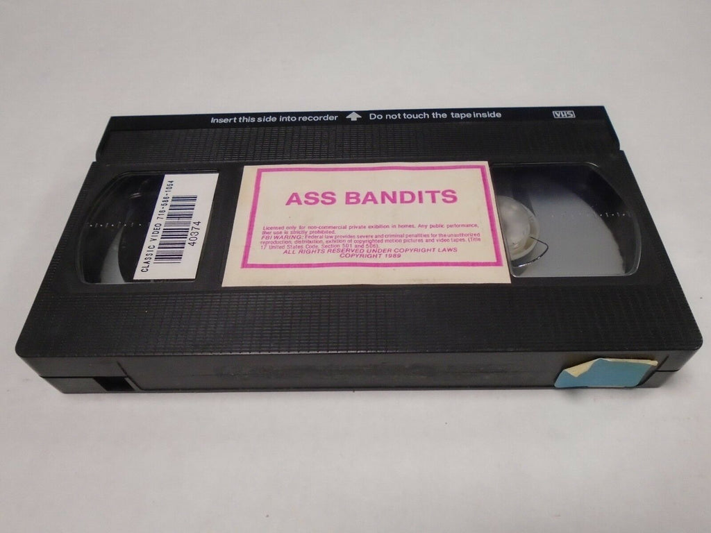 Ass Bandits 1989 Adult VHS 012419AMP