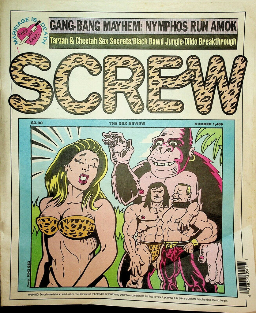 Screw Newspaper Gang-Bang Mayhem #1439 September 30 , 1996 022220lm-ep