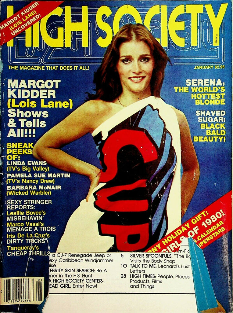 High Society Magazine Margot Kidder( Lois Lane) 1980 Readers Copy 061320lm-ep