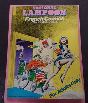 National Lampoon French Comics Adult Magazine 1977 vg 122915lm-ep