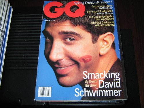 GQ Gentlemens Quarterly Magazine March 1996 David Schwimmer