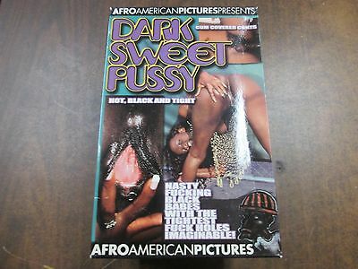 Dark Sweet Pussy Afro American Pictures VG Adult VHS CLEARANCE 080415amp