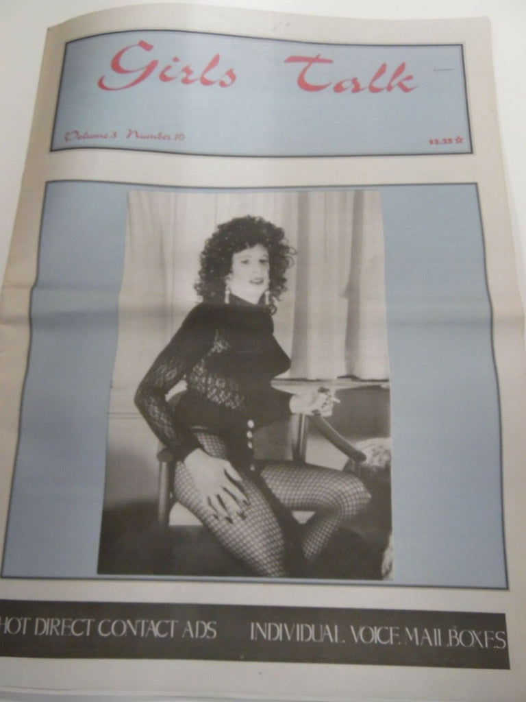 Girls Talk Transvestite Contacts Newspaper vol.3 #10 112718lm-ep