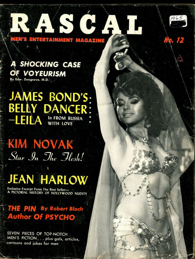 Rascal Magazine Kim Novak/ Jean Harlow #12 March 1965 082019lm-ep