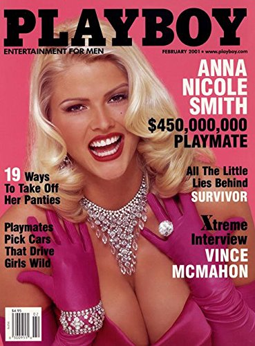 Playboy Magazine - Anna Nicole Smith Cover (February 2001)